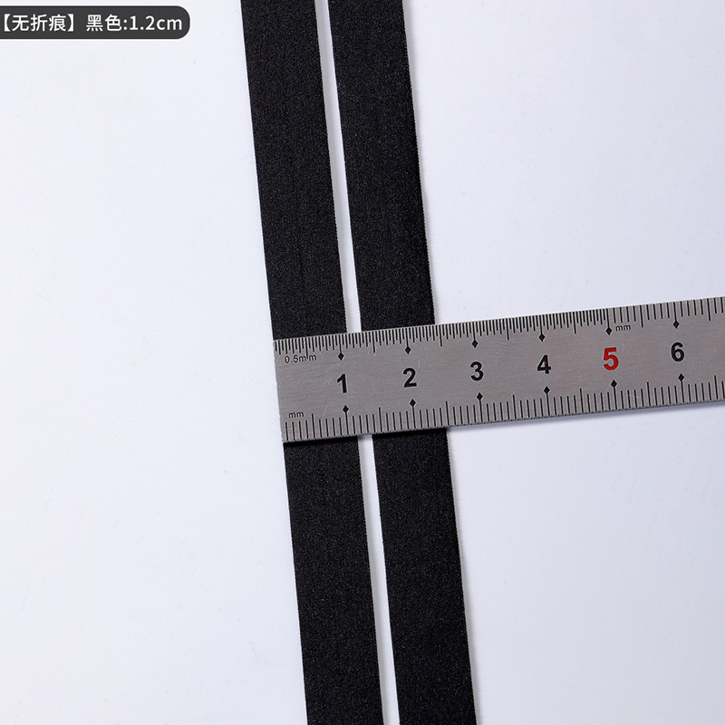 1.2cm * 주름이없는 검은 색 * 7070 매트 (1800 m/bag)