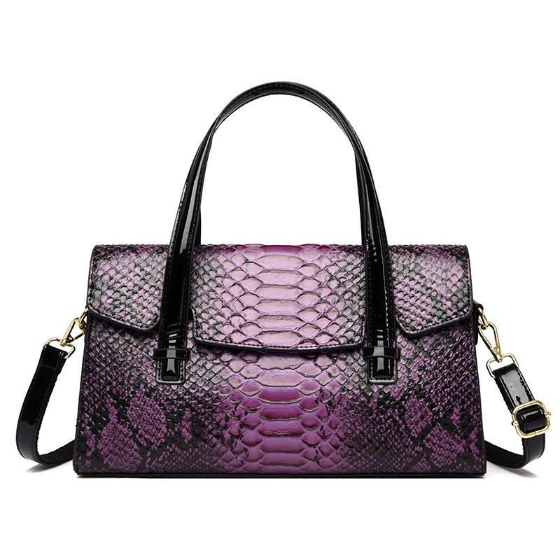 Moda versátil nuevo bolso de las mujeres bolso de pitón patrón retro Otoño e Invierno hombro bolsa de mensajero bolso de las mujeres elegante estilo europeo y americano