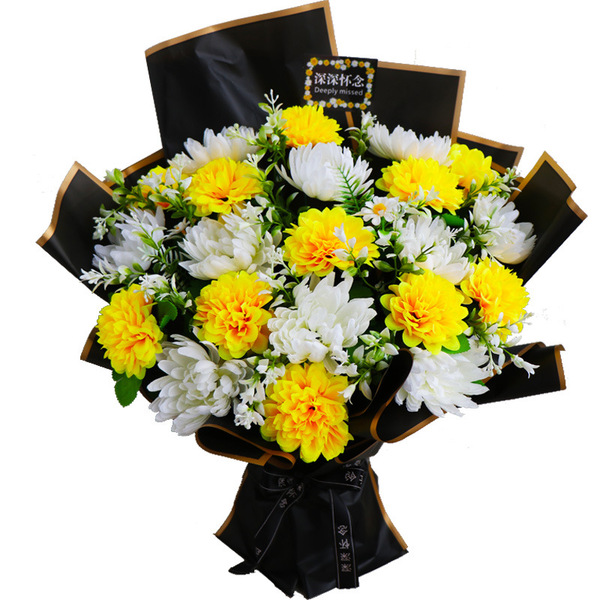Zhongyuan Qingming hand-held bouquet potted flower bouquet Qingming…