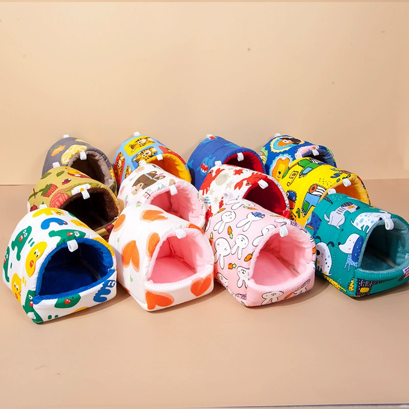 Маленькие товары для домашних животных гнездо хомяка золотистый медведь ежик белка голландская свинья шшиншан кролик зимует теплое хлопковое гнездо