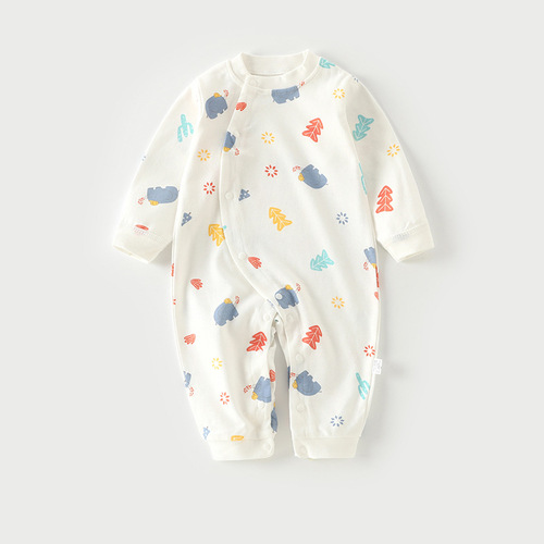 Baby clothes for spring and autumn, newborn bottom crawler suit, autumn sleepwear, ultra-cute baby onesie, dropshipping