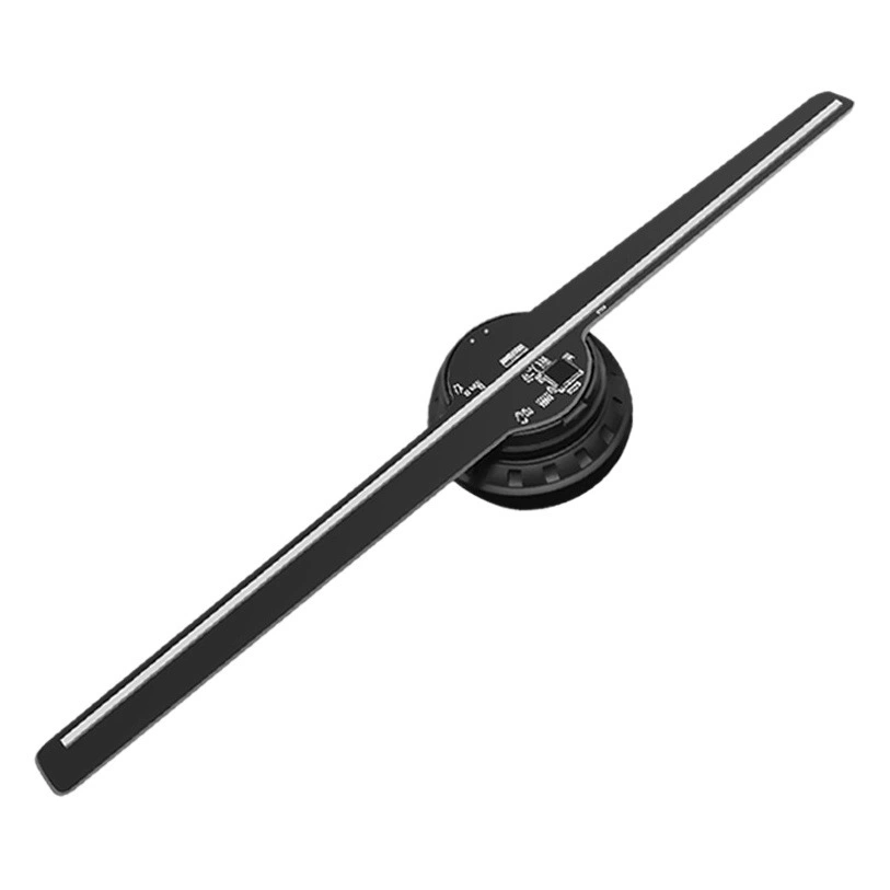 Голографическая проекция 3D-рекламная машина с вентилятором Голографическая рекламная машина с изображением воздуха Обнаженный глаз Фабрика источников экрана вентилятора