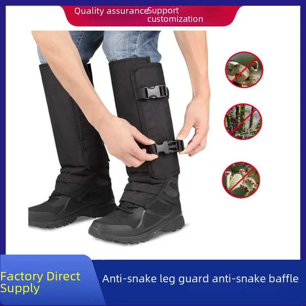 Anti-Snake and Insect Leg Protection Rain Boots, Anti-Snake Bite Guards, Hunting Protective Boots, Leg Anti-Snake Gaiters, Waterproof Insect-Proof Leg Covers