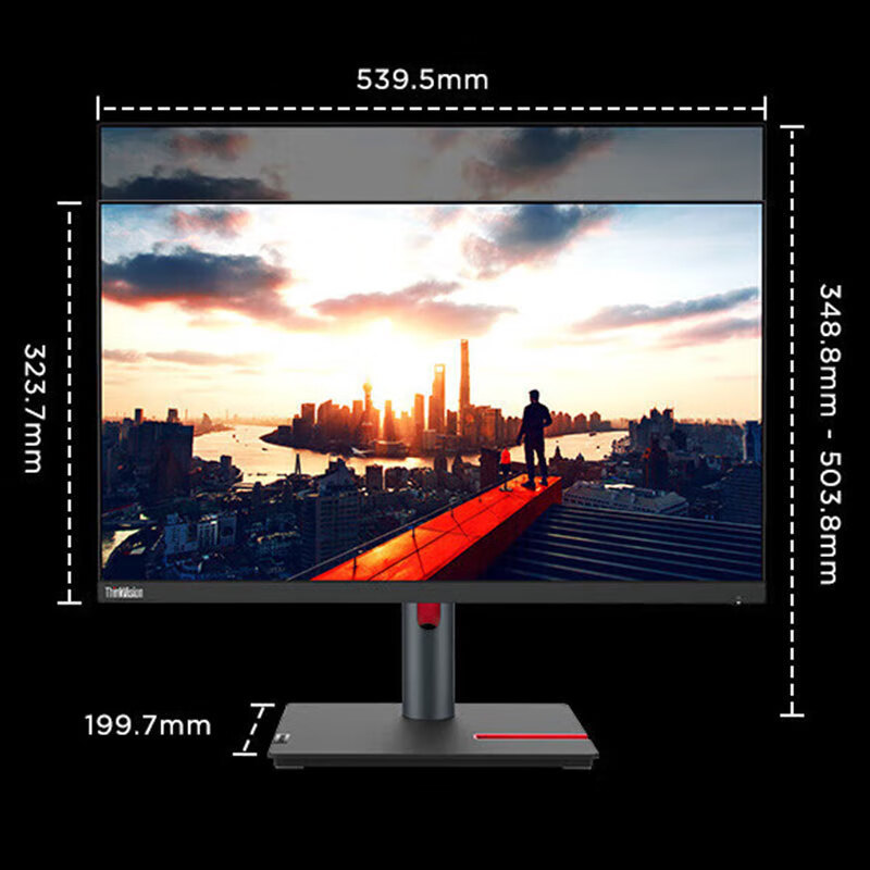ThinkVision 3D4K 27 32 "High Color Gamut Professional Drawing Display P Series Lifting and Rotating