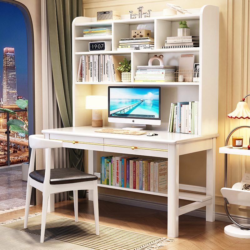 Escritorio de lujo ligero escritorio estante escritorio dormitorio escritorio de estudio computadora