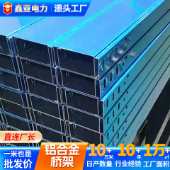 アルミニウム合金製ブリッジラック 山東省メーカー製 溝型・梯形 大型間隔 アルミニウム板 金属製溝型ボックス アルミニウム型材 ケーブルブリッジラック
