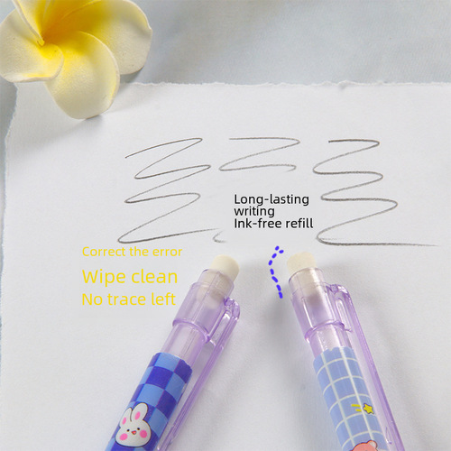 Student Activity Pencil Lovely Purple Planet Automatic Pencil Creative Non-sharpening Extendable Drawing Sketch Pencil 