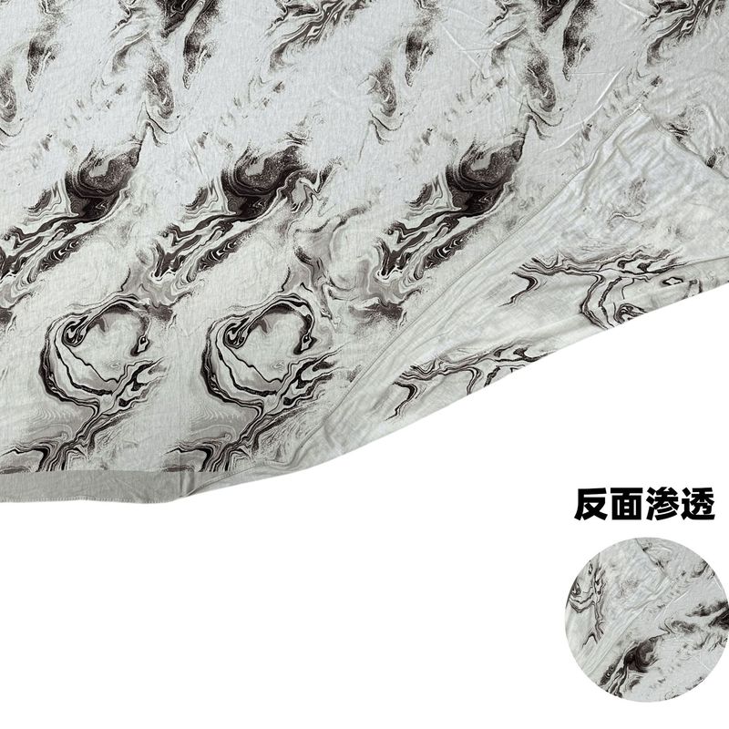 热销精品柔软丝光棉双面渗透印花包头巾 Printed Jersey Hijab|undefined