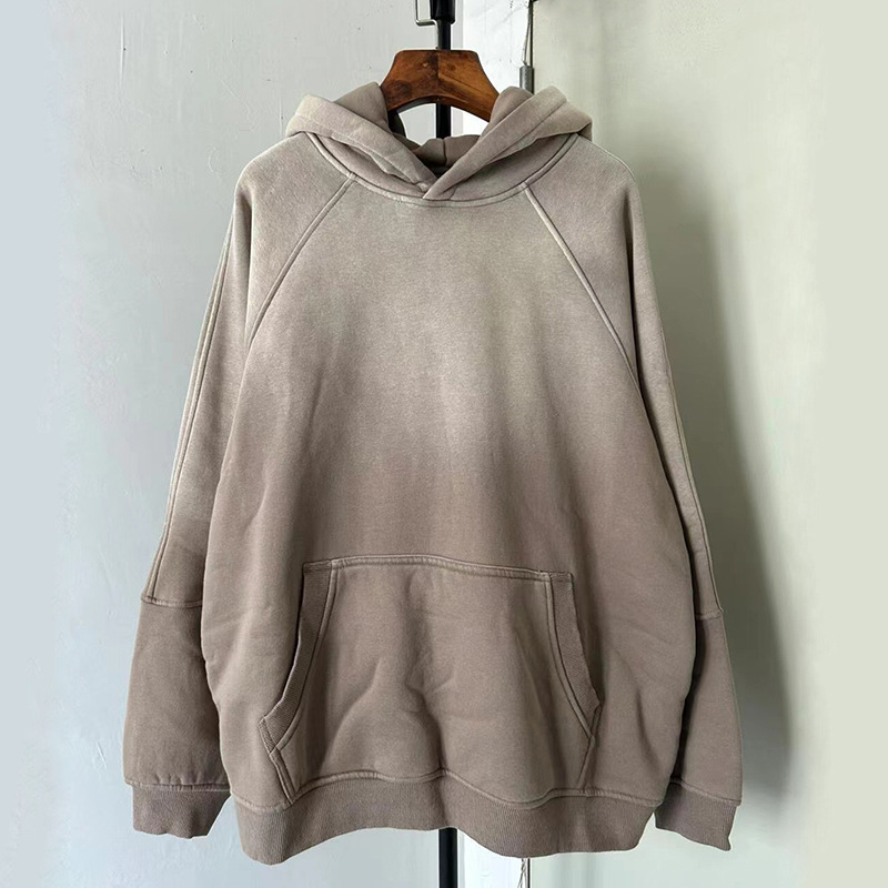 Comercio exterior al por mayor chaqueta con capuz pesada para hombres 2024 nuevos productos sueltos versátiles retro pareja de diseño original chaqueta