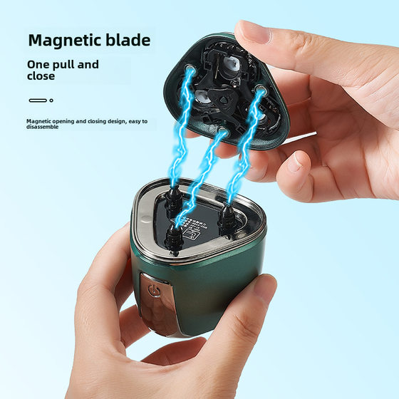 New portable men's razor mini travel Electric Shaver full body washing smart razor
