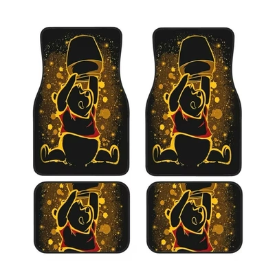 Avtomobil döşəmə paspasları: Shop Crawling Mat - winnie-the-pooh-holding-a-can-imitation-cashmere-4060cm-single-pack
