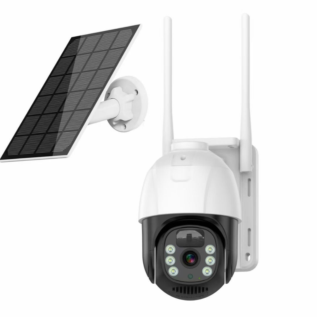 No enchufable 4G solar PTZ máquina de bola WIFI cámara de vigilancia al aire libre de voz remota cámara HD