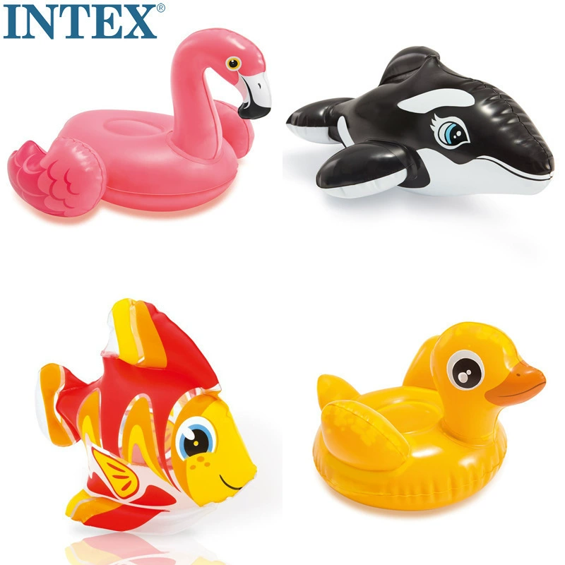 Надувная игрушка Intex для игр младенца в воде, милые животные