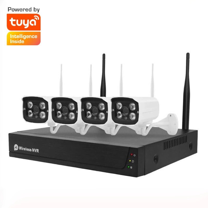 Tuya Tuya Smart Wireless Surveillance Kit Equipment Hd Wifi Camera Dvrnvr Hard Disk Video Recorder