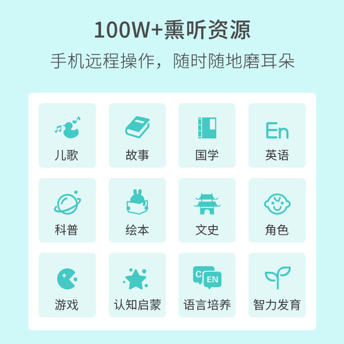 Huhu Rabbit G9S+ Early Education Machine Storytelling Machine Smart WiFi Baby Infant Children Toy Yellow Cap 