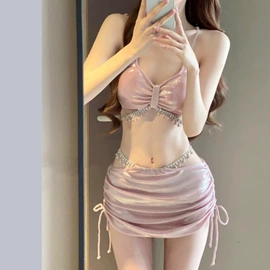 连体泳衣;比基尼;三件套泳装