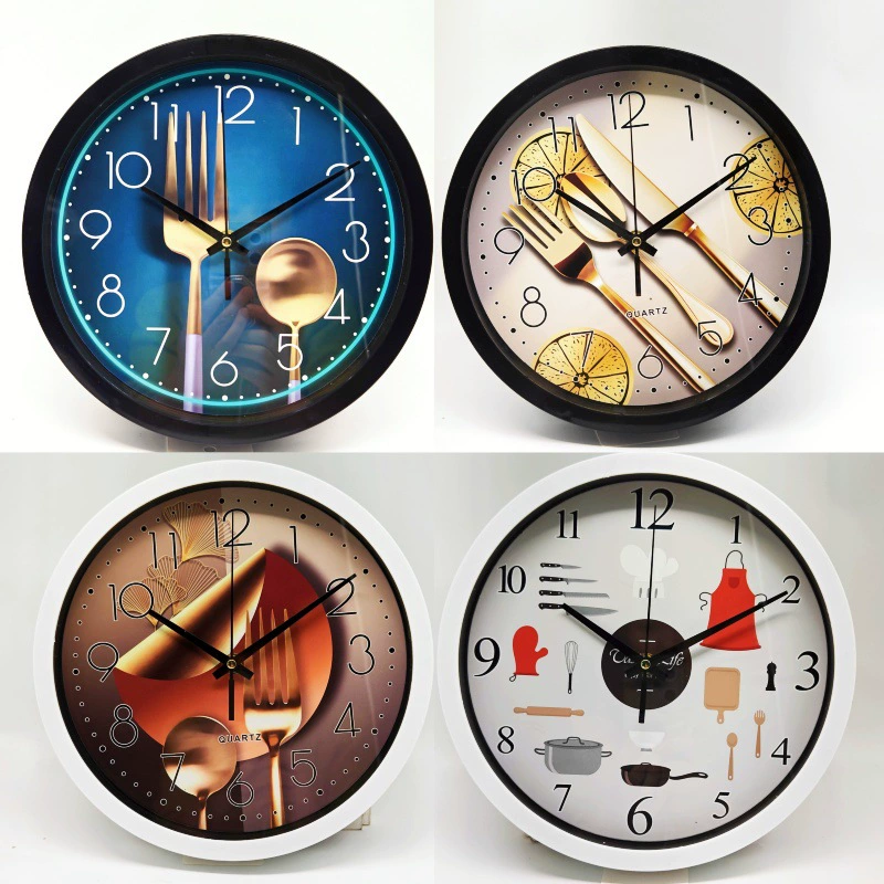 Оптовая продажа 8-дюймовый диаметр 25 см круглые настенные часы