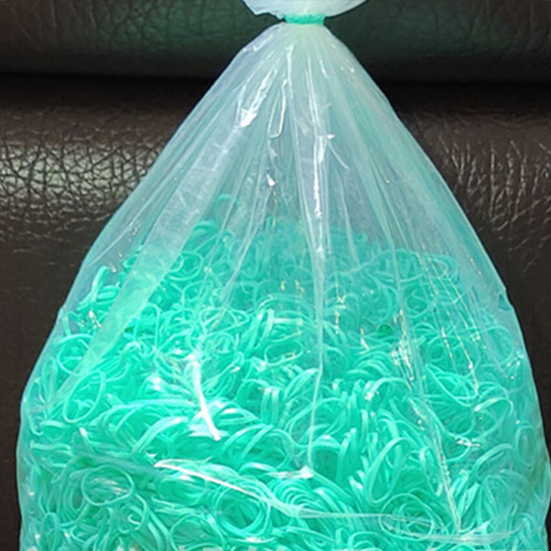 Ligas Desechables para el Cabello de Plástico para Peinado