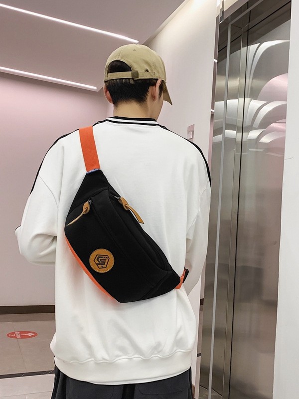 Bolso bandolera, bolso de pecho funcional, bolso mensajero de gran capacidad, mochila deportiva para ciclismo, bolso de hombro, estilo urbano moderno.