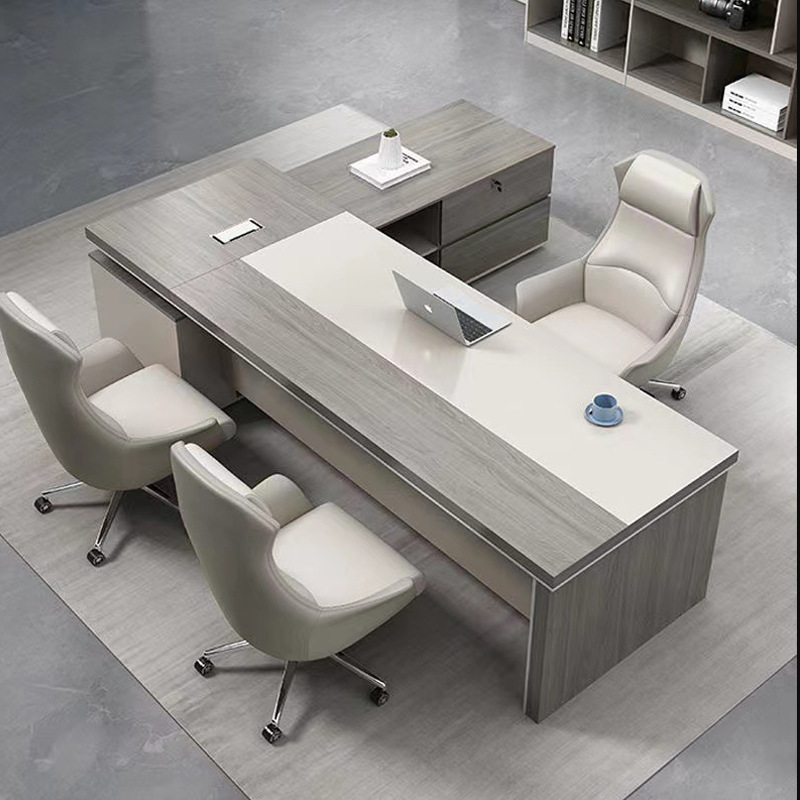 Boss Desk Merchandise Office Desk and Chair Combination Simple Modern Single Board Small Room Manager Office Home Boss Desk Merchandise Office Desk and Chair Combination Simple Modern Single Board Small Room Manager Office Home