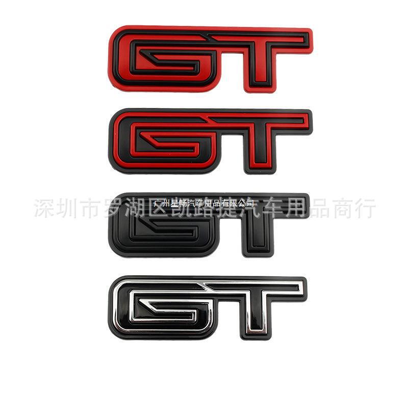 Applicable to Ford Electric Horse Mach-EGT Standard Mustang Body 3D Stereo Letter GT Sticker Exterior Modification Accessories