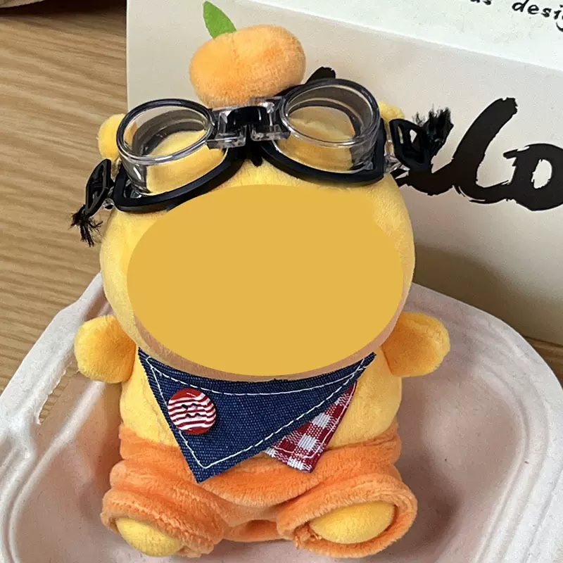 10cm水豚lulu玩偶服娃衣自嘲熊通用娃衣diy配饰小礼品挂件纯手工