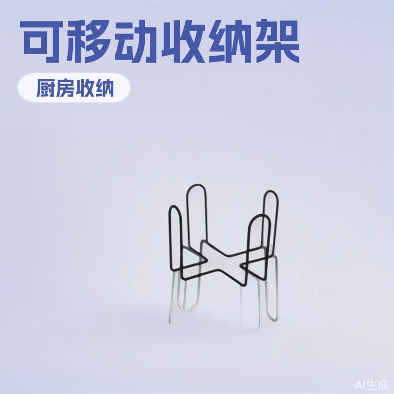 Drawer Divider Kitchen Storage Rack Wrought Iron Storage Cabinet Kaisheng Carbon Steel Floor-Standing European Style Black