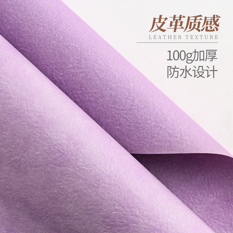 Papel para envolver ramos de flores, materiales para envolver regalos, papel hecho a mano con estampado de piedra estilo coreano con tinta de efecto flotante, papel crepé texturizado.
