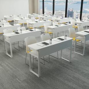 Educational Institution Training Table Staff Double-Seat Primary and Secondary School Students Simple Modern Table and Chair Combination Conference Table Long X&