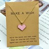 Pendant heart-shaped, cute necklace, brand chain, Korean style, simple and elegant design, Aliexpress, wholesale