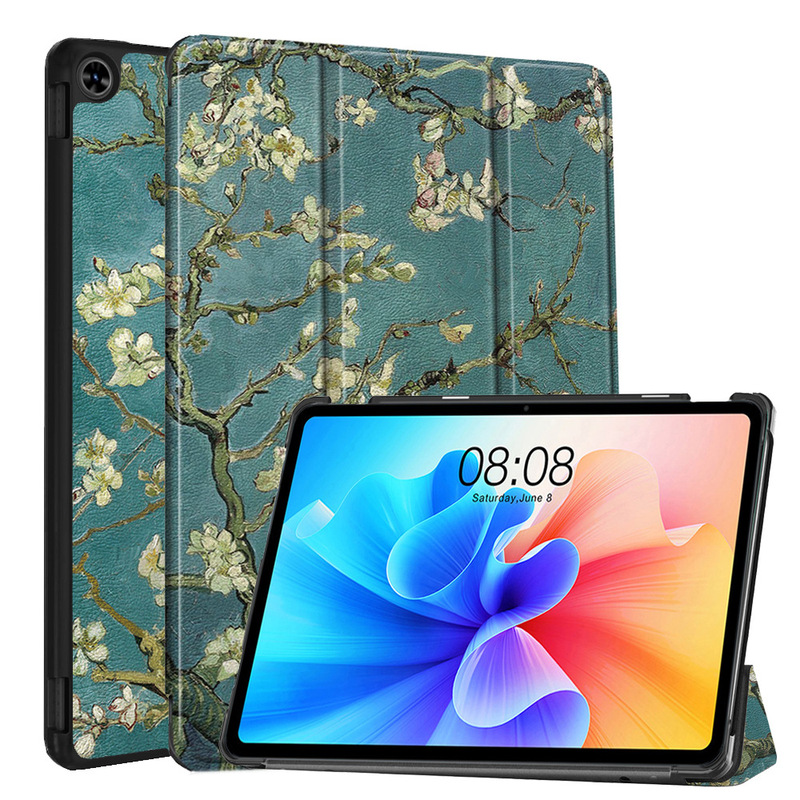 Suitable for Taiwan Electric Teclast T40 Pro Flat Protective Leather Case T40Pro 10.4 Trifold Magnetic Shell