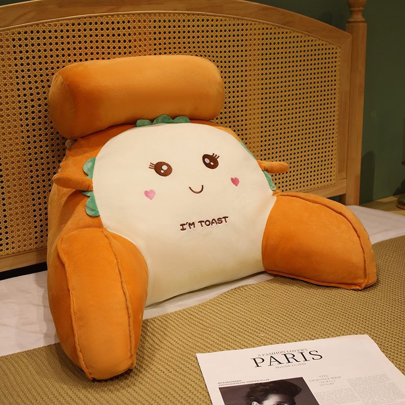 Almohada de cama al por mayor Ice Doudou Almohadilla de respaldo grande Cojín de cabecera Almohada de paquete suave Sofá para dormir