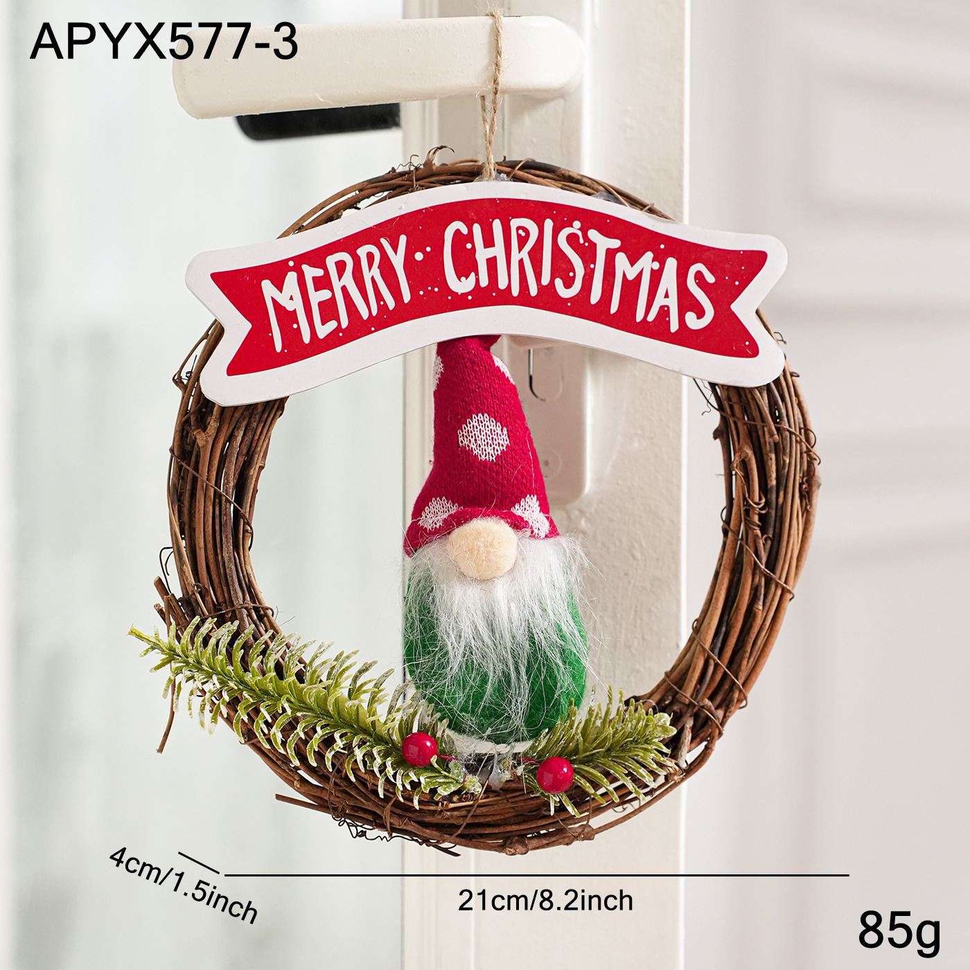 Colgante de guirnaldas de Navidad Santa muñeca sin cara puerta colgante de pared decoración ventana decoración accesorios de diseño de árbol de Navidad