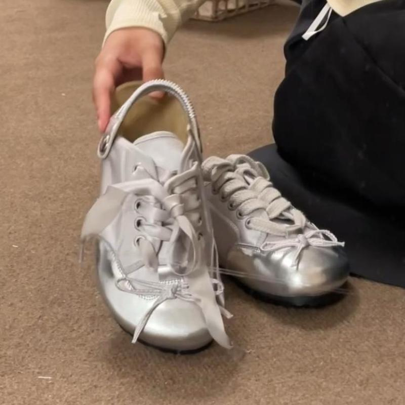 2025 European and American Style Summer New Thick-Soled Closed-Toe Slippers Women's Birkenstock Shoes Non-Slip Half-Slipper Breathable Pu Material