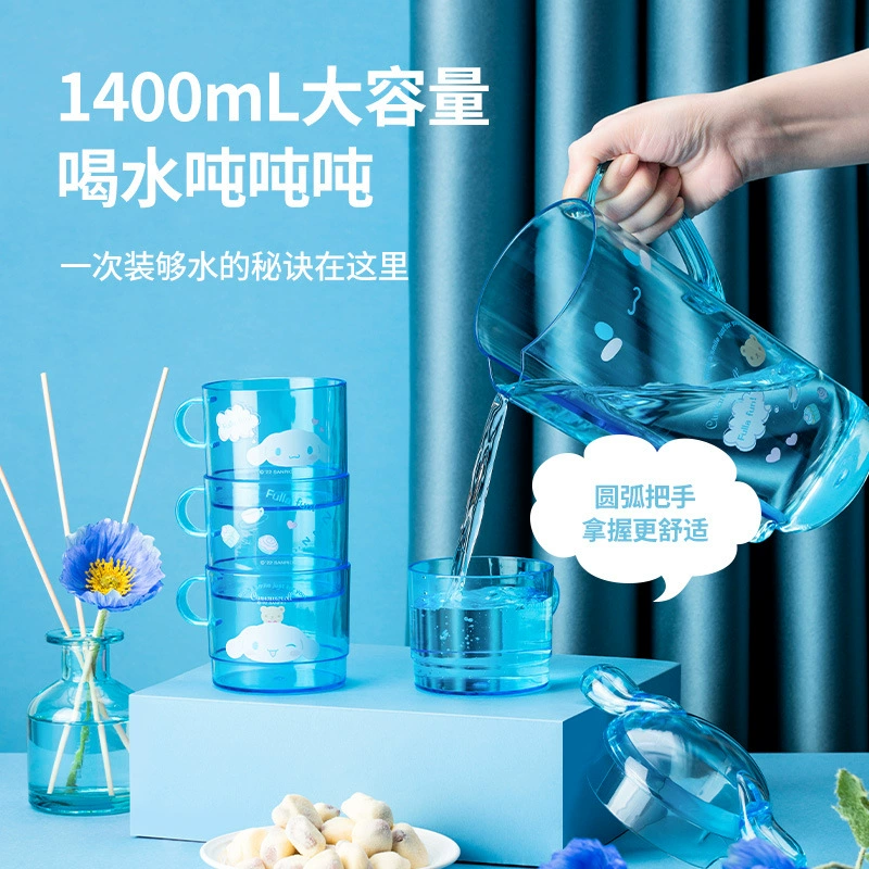 Miniso, Sanrio, башня для вечеринки, набор, детский чайник, объём 1400, 1400 мл