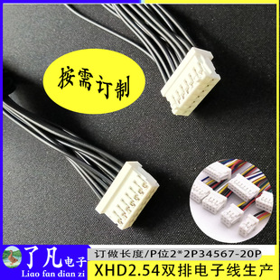 XHD2.54�p�Ŷ��Ӿ�����B�Ӿ����a�p�ӹ��z�����p�^����2*2P3-20P