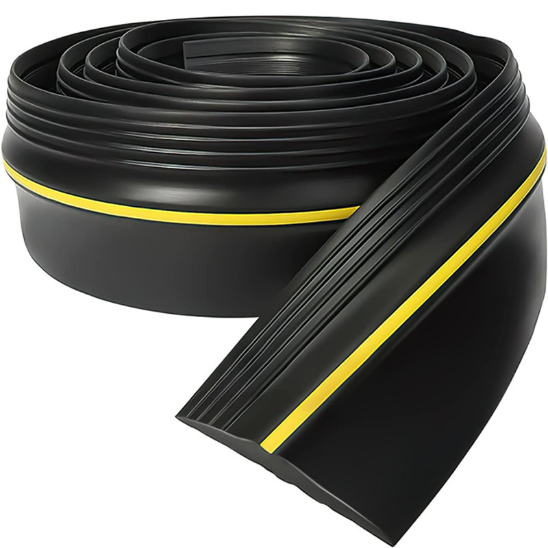 Garage Door Bottom Sealing Strip, Rubber Strip, Soft Rubber Strip, Universal Threshold Strip, Water Barrier Strip, Dustproof, Rainproof, Leak-Proof