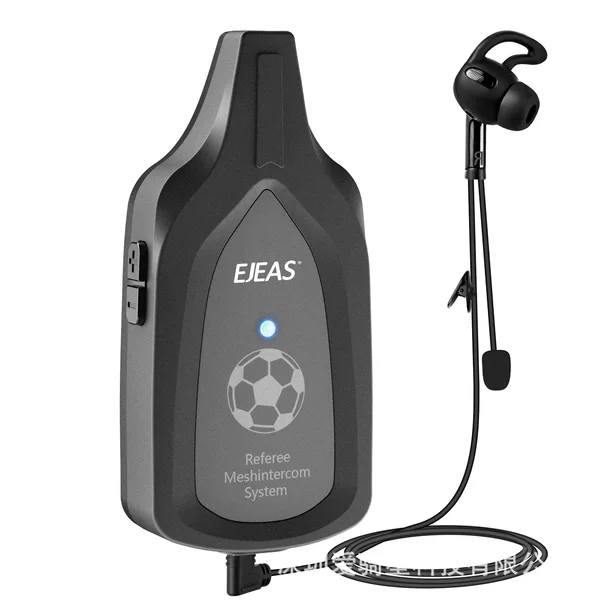 Ejeas Factory Direct Sales Full Duplex Intercom Walkie Talkie Football Referee F6 Supports 6-Person Group Professional Referee Equipment