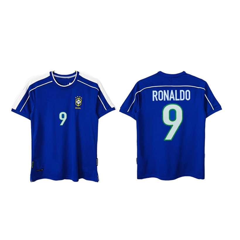 Camiseta de fútbol retro estrella brasileña C.A.C.C.R.R.N.M. fabricante de camiseta de colección