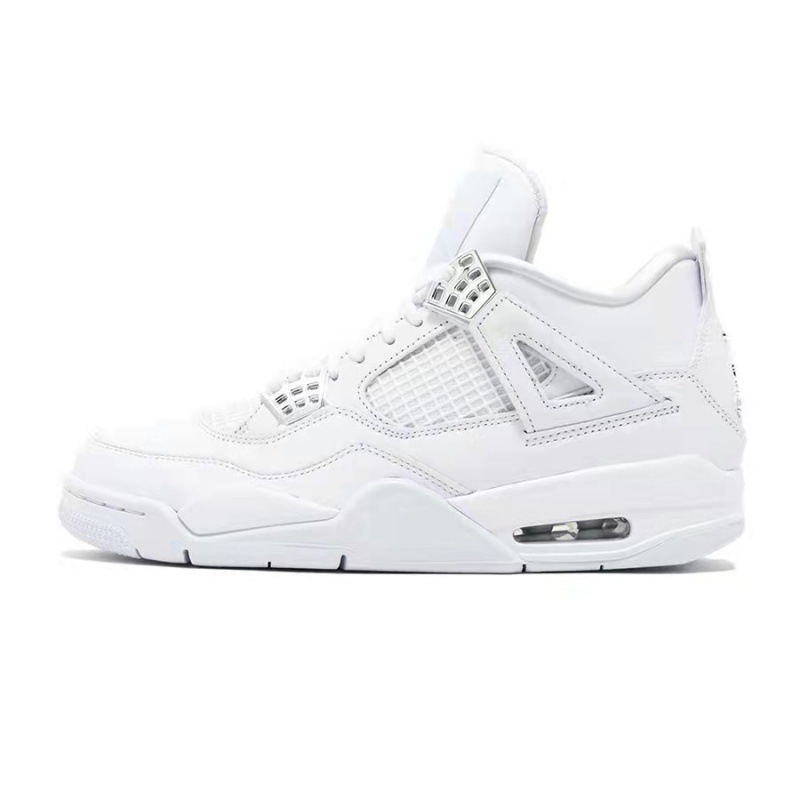 Putian zapatos de comercio exterior AJ4 rojo y azul Duan Duan lava caliente gran París Joe4 antideslizante desgaste zapatos de baloncesto deportivo universal image 17