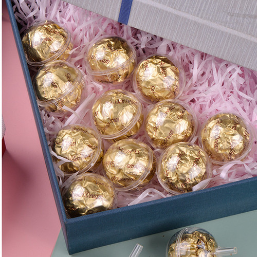 Transparent chocolate tori flower shop supplies bouquet flower packaging materials plastic Valentine's Day chocolate tori
