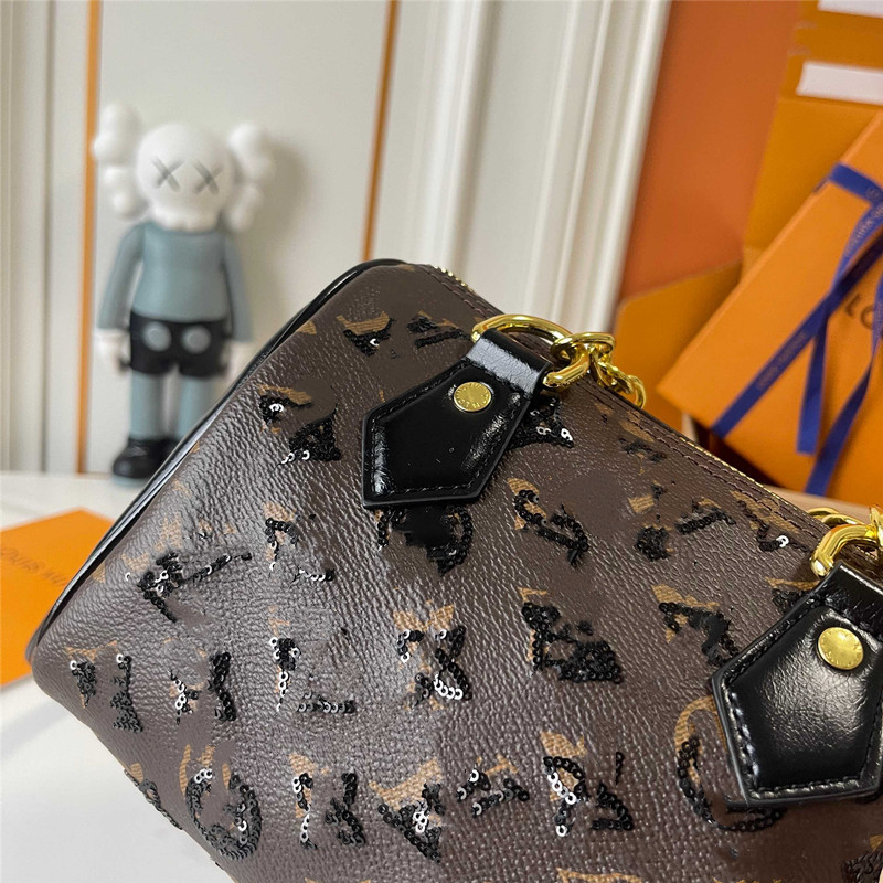 Nueva bolso de cuero de mujer bolso de mano gran flash speed20 bolso de almohada de Boston bolso de hombro de moda bolso mochila