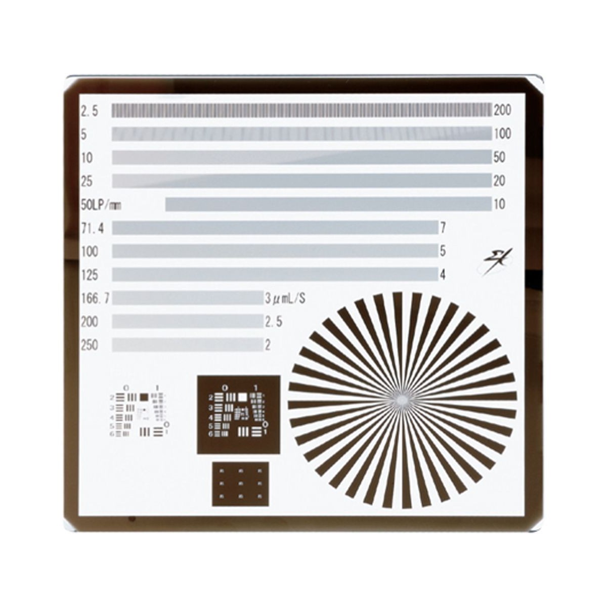 日本西格玛光机光学分辨率检验板RTT-127S2.3-1