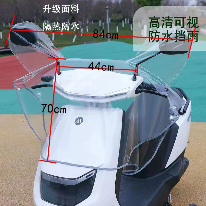 업그레이드된 확대 더블 레이어 원단 - 투명 버전 [거울 커버 포함]