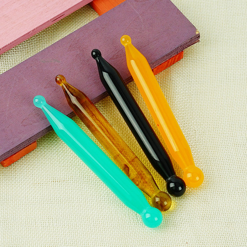 Manufacturer wholesale resin massage stick, resin wax body eye massage pen, waist massage and scraping