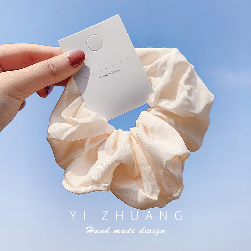 Anillo de cabello de intestino grueso francés en satén simple retrógrado cerdo anillo de intestino grueso BM cuerda de cabello de intestino grueso cuerda de cabello de cabeza coreana púrpura