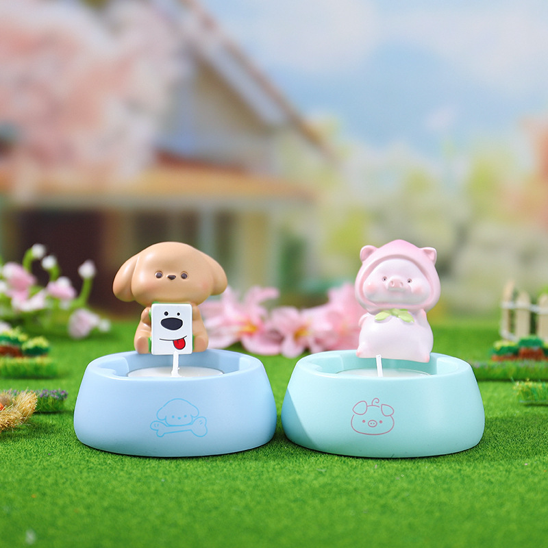 可爱创意萌哒哒香氛烛台盲盒潮玩女生礼物批发家居装饰品手办新款|undefined