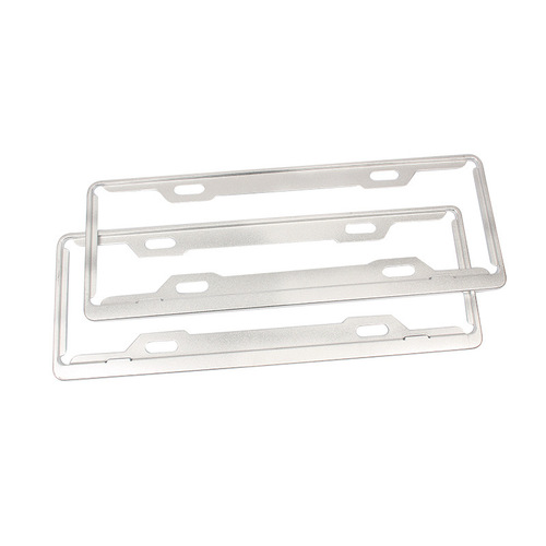 Factory Direct Supply New Regulations Color Aluminum Alloy Aviation Aluminum License Plate Frame License Plate Frame License Plate Frame Thick Model