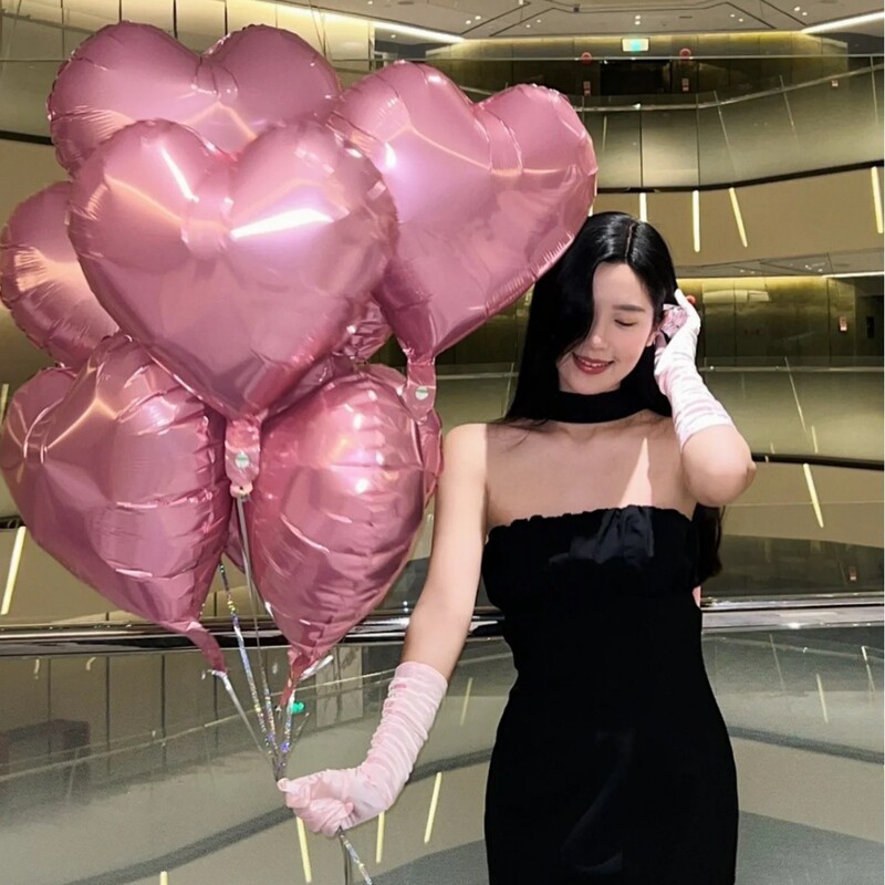 18inch Heart-Shaped Aluminum Foil Balloons for Wedding Decoration, Valentine's Day Party, Floating Heart Balloons Wholesale 18inch Heart-Shaped Aluminum Foil Balloons for Wedding Decoration, Valentine's Day Party, Floating Heart Balloons Wholesale