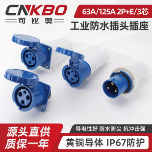 �Ͽ�IP67  3о63A 125A 2P+E���b���b���^3о���I���ղ��^